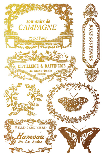 IOD - Papillon Foil TRANSFER 8 x 12” PAD