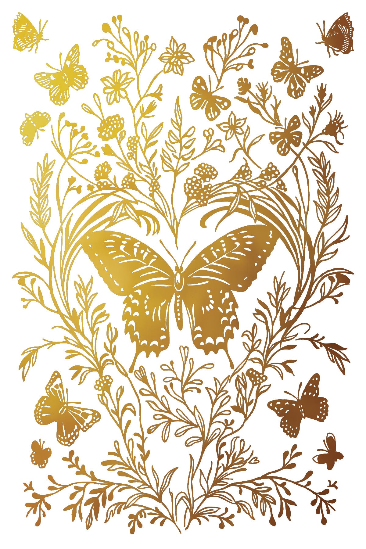 IOD - Papillon Foil TRANSFER 8 x 12” PAD