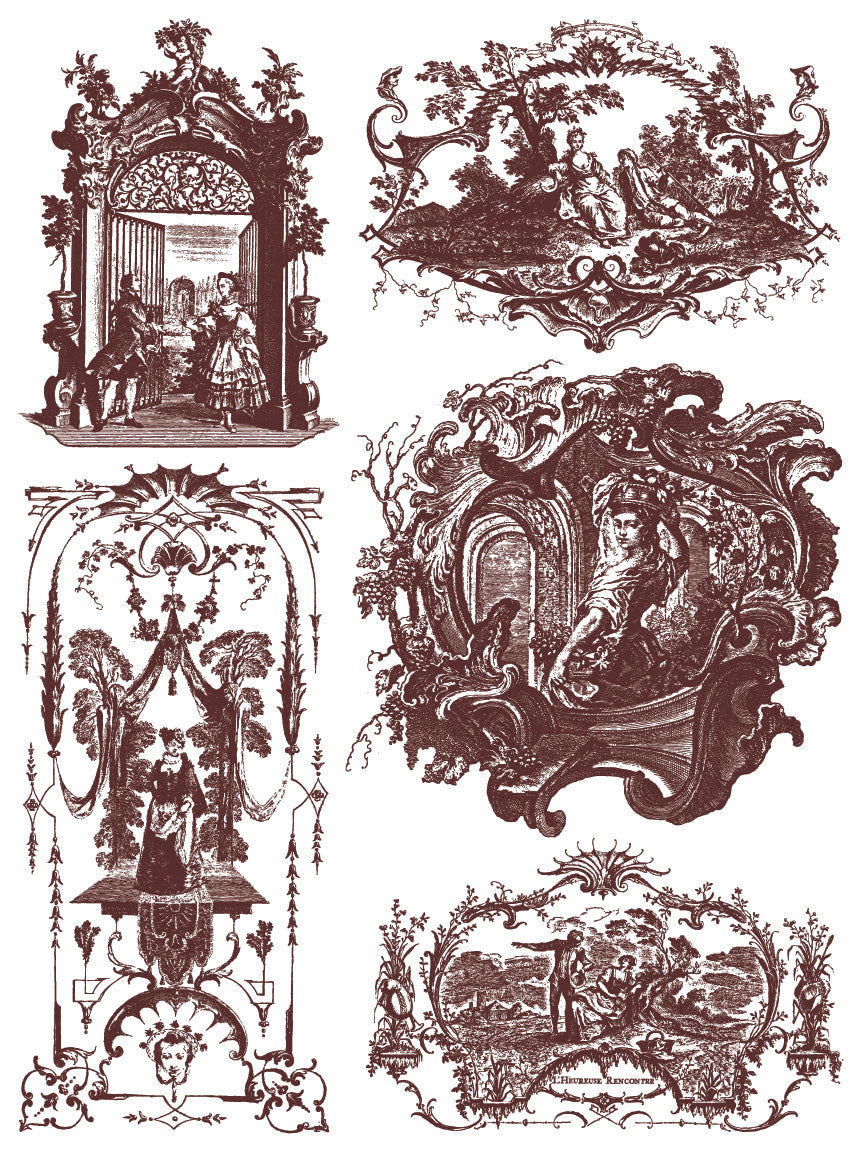 Hameau de la Reine Paint Inlay by IOD