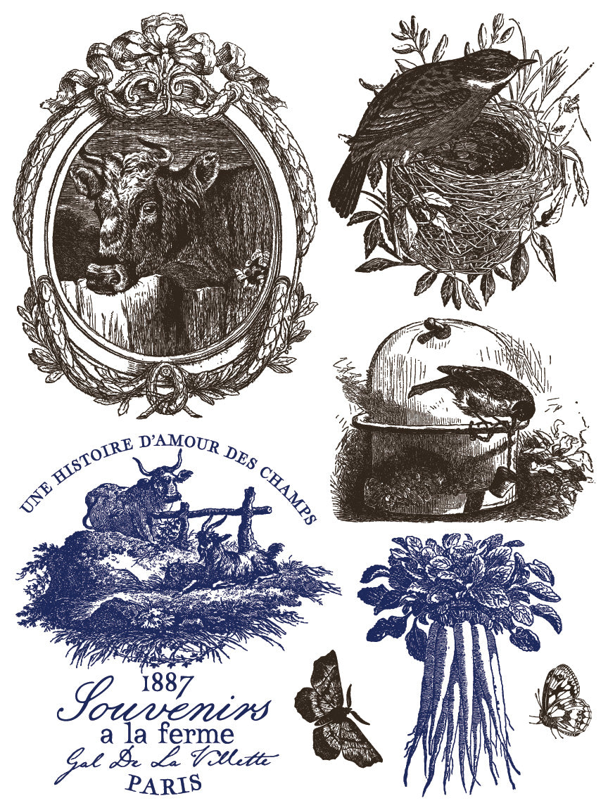 Hameau de la Reine Paint Inlay by IOD