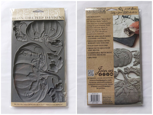 Hello Pumpkin IOD Décor Mould