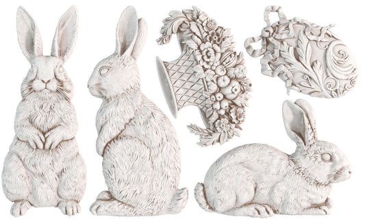 IOD - Les Lapins 6x10  Mould