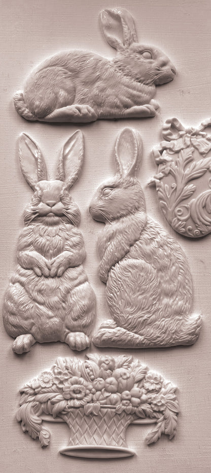 IOD - Les Lapins 6x10  Mould