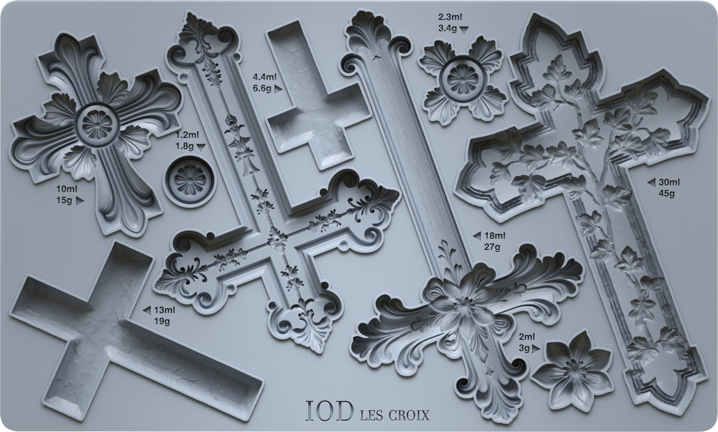 IOD - Les Croix 6x10 IOD Mould