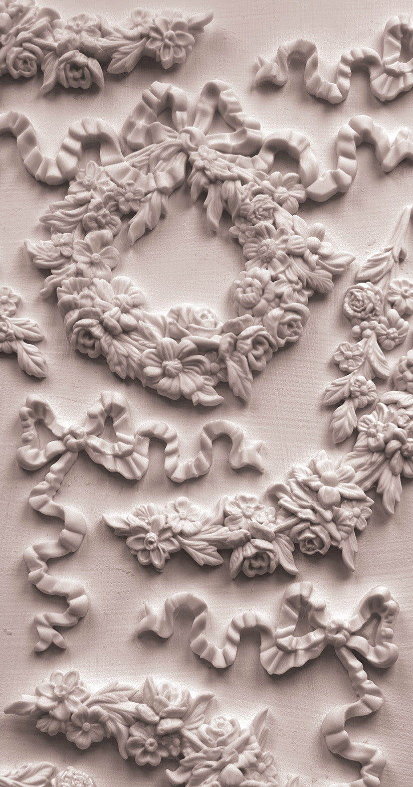 IOD - Wreath & Swags 6x10 IOD Mould