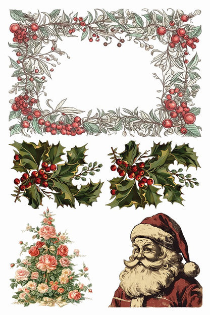 Candy Cane Cottage IOD -  TRANSFER PAD