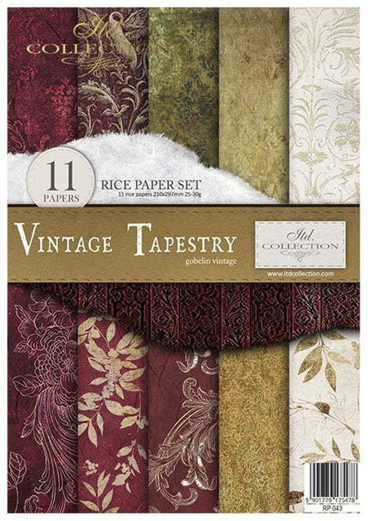 Vintage  Tapestry - ITD Rice Paper Pack