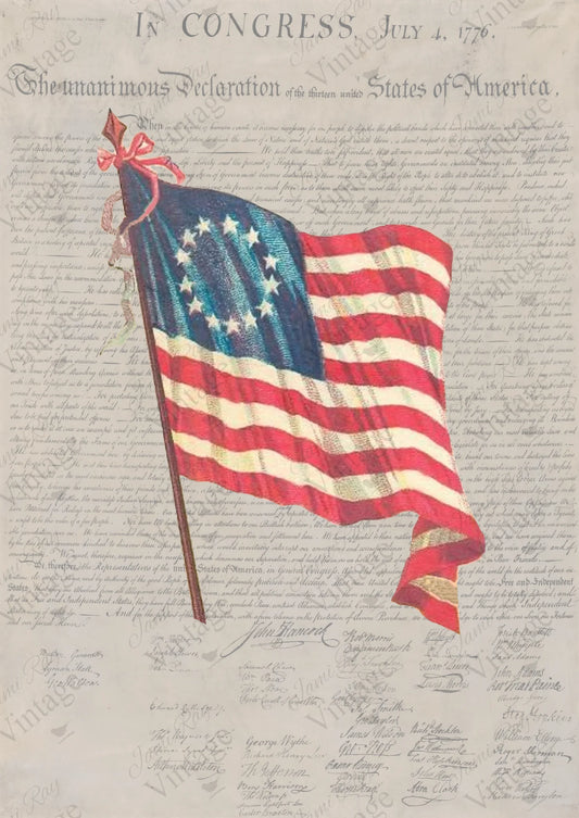 Patriotic A4 JRV Rice Paper