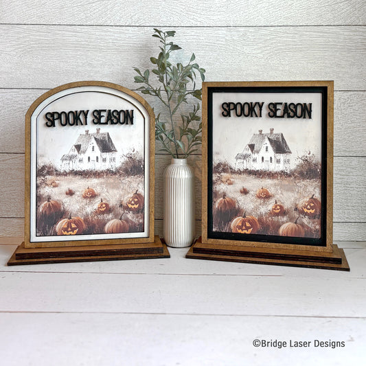 Interchangeable Frame Stand | Arch or Rectangle | DIY Seasonal Sign Kit