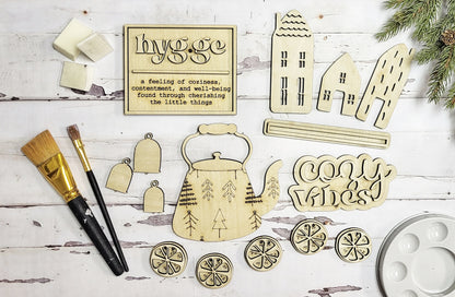 DIY -  Hygge Christmas Tier Tray set - Tier tray Set - unfinished
