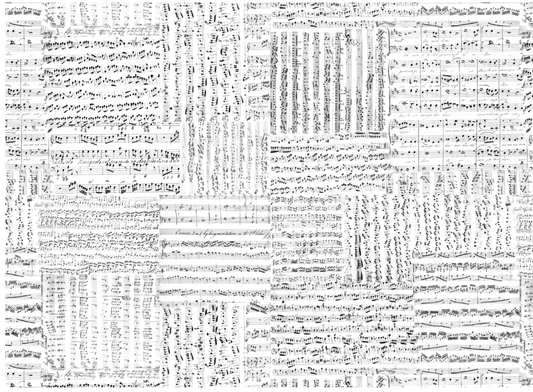 Music Notes-  Decoupage Paper - Roycycled Treasure
