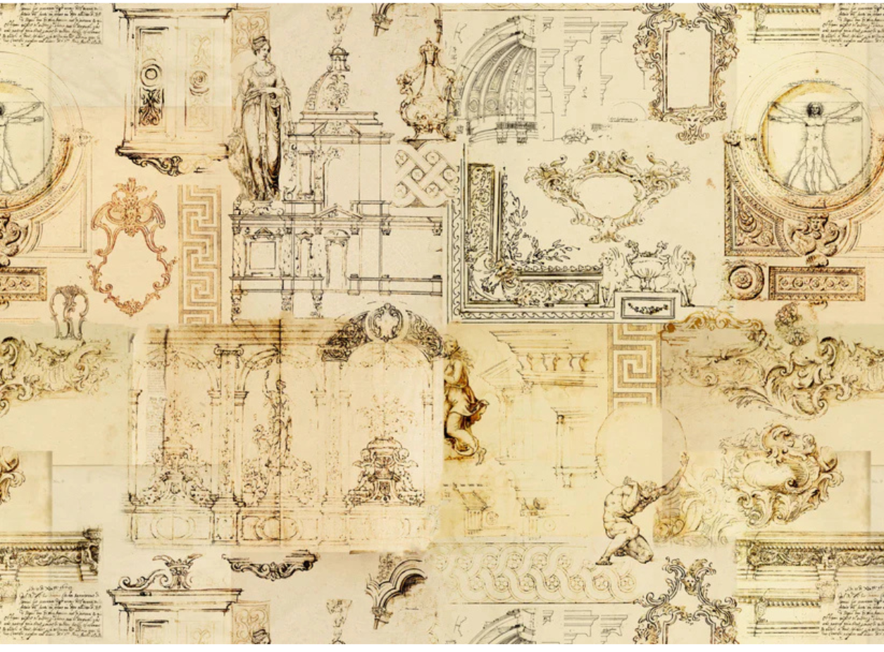 Classical masterboard-  Decoupage Paper - Roycycled Treasure