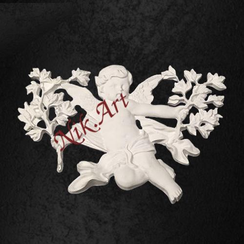 Nik-Art 3D Ornament white - #584