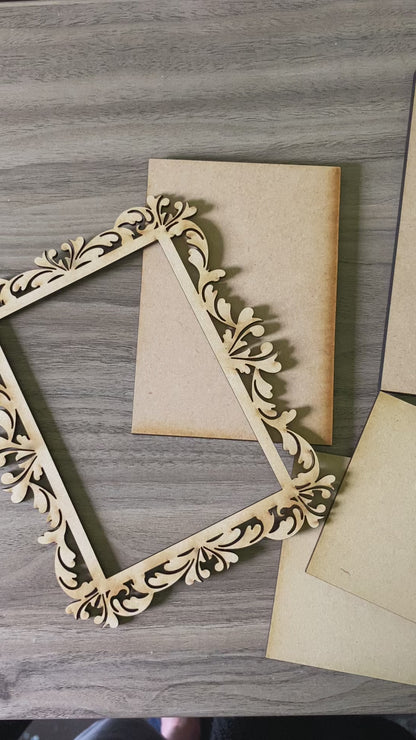 Ornate Rectangle Frame Set 1 ~ DIY Surface