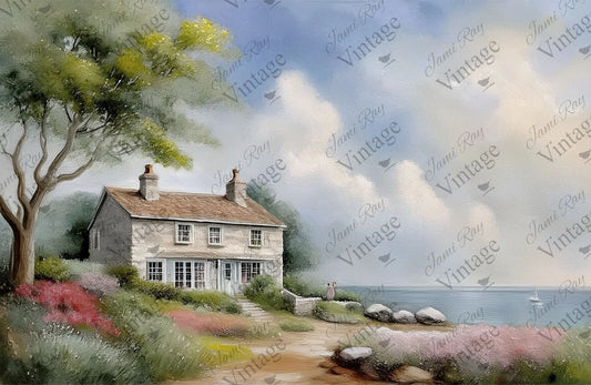 Seaside Cottage JRV Medium Rice Paper