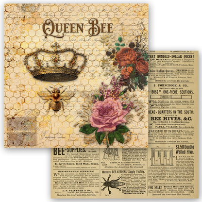 Queen Bee Collection Scrapbook Paper Pack