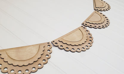 DIY Patriotic Wall Banner cut outs - unfinished