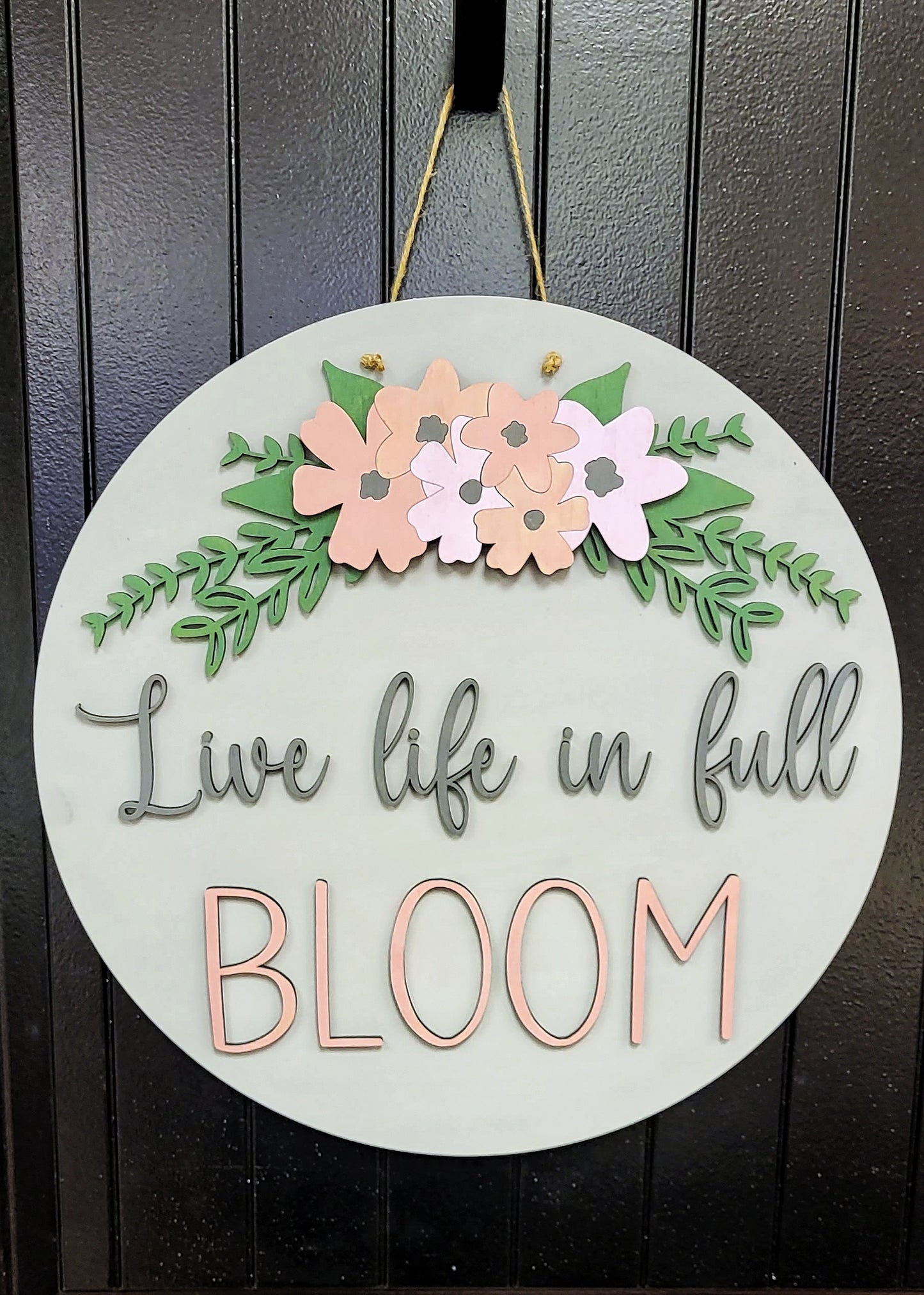 DIY  Bloom Round wood cut outs - unfinished