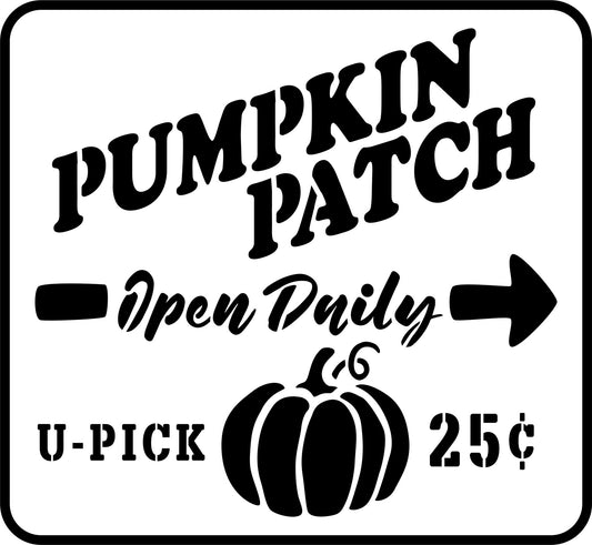 Pumpkin Patch Stencil
