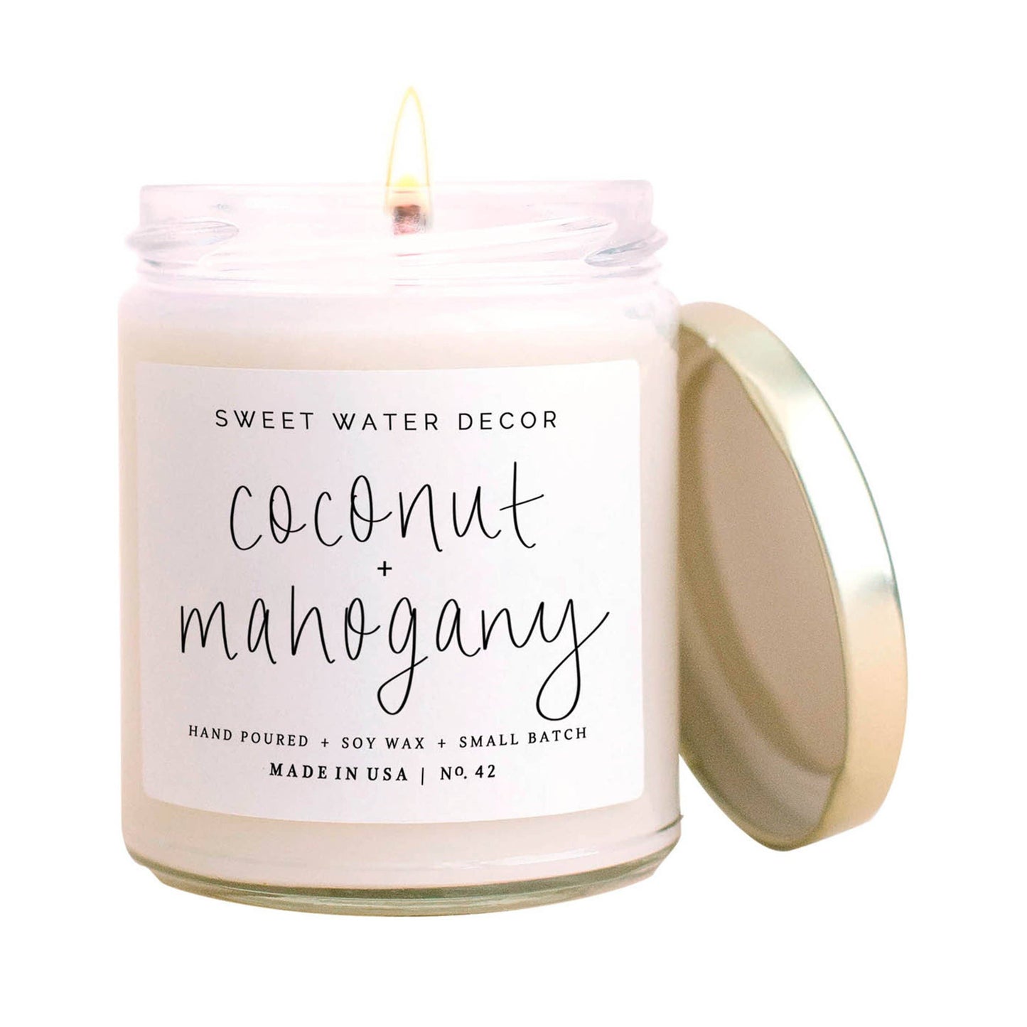 Coconut and Mahogany Soy Candle