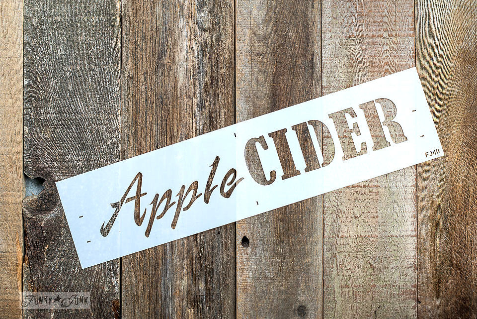 Apple Cider Stencil