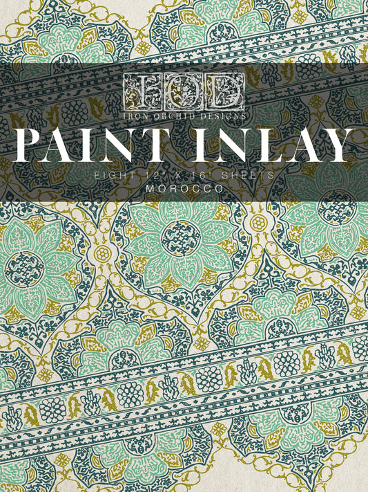 ** Pre - Order**  Morocco Paint In-Lay by IOD - ***Pre- Order***