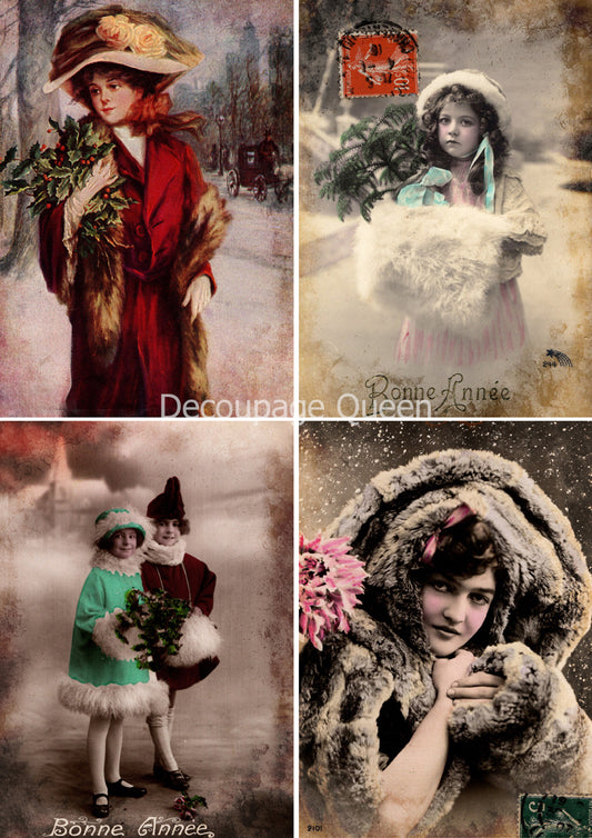 Wandering Winter Rice Paper A3