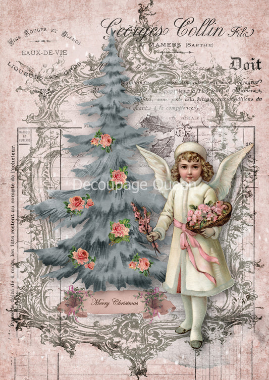 Shabby Angel Rice Paper A3