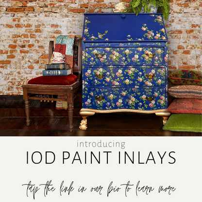 Rose Chintz Paint In-Lay by IOD -