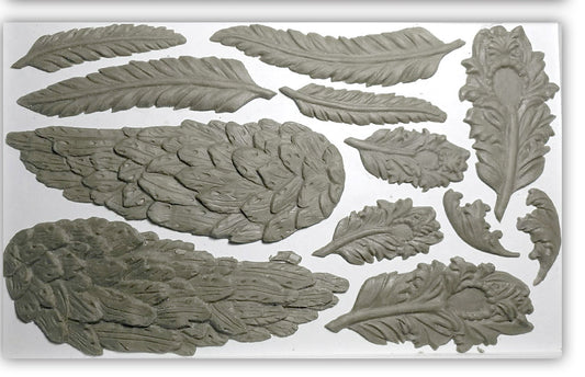 IOD - Wings and Feathers Decor Mould