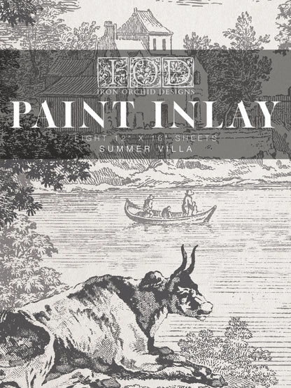 ** PRE - ORDER ** Summer Villa Paint InLay by IOD - ***Pre-Order***