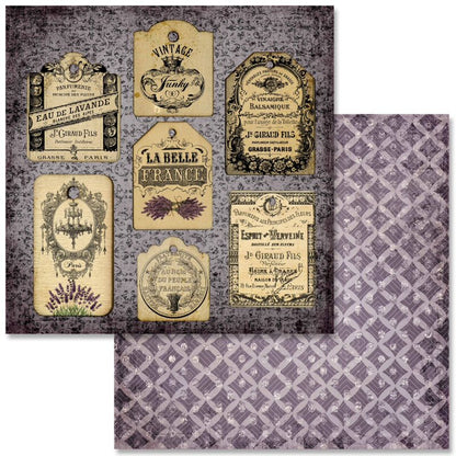 Vintage Lavender Collection Scrapbook Paper Pack