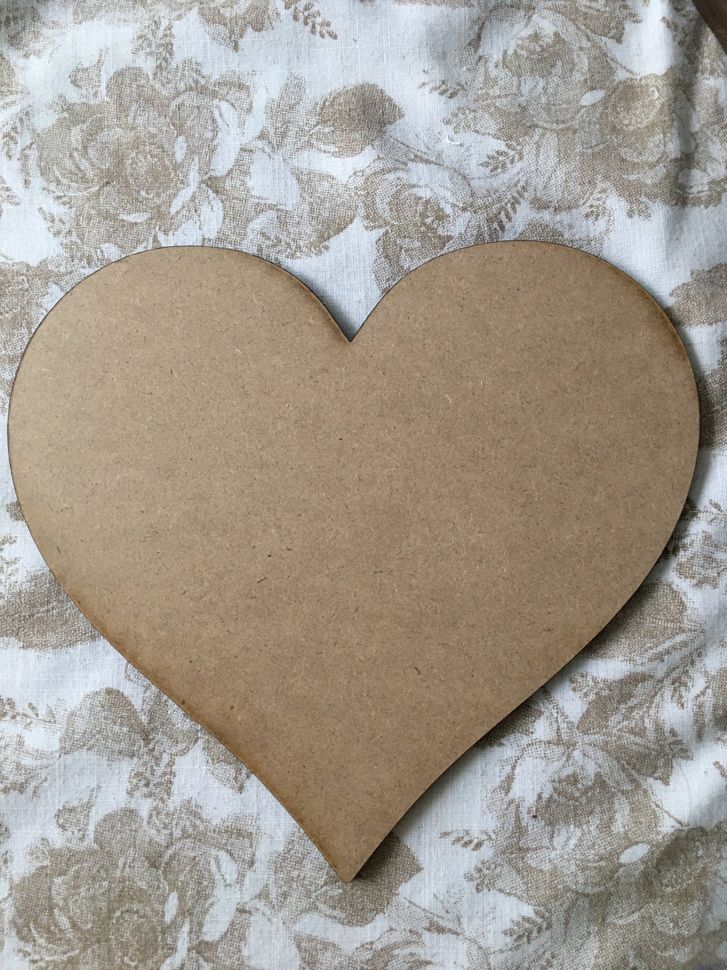 Heart cut out - unfinished DIY