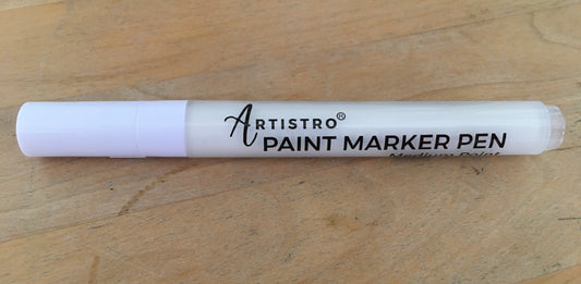 White Paint Pen - medium tip
