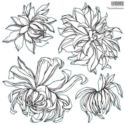IOD - Chrysanthemums  Stamp