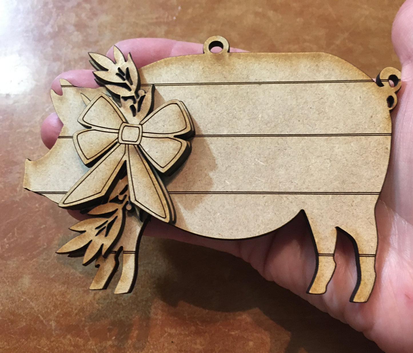 Farm Animals - shiplap - ornaments - unfinished DIY